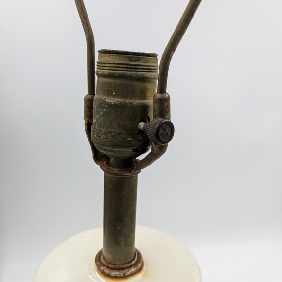 VTG Mid Century Mosaic Look Ceramic Table Lamp - Picture 4 of 8